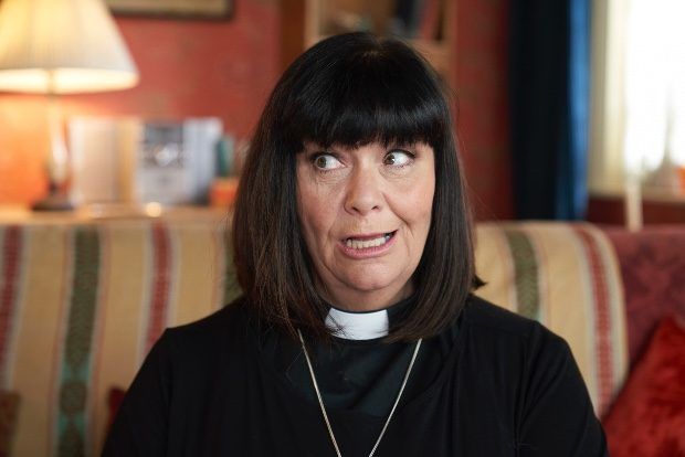 Dawn French hatte alle möglichen Bedenken, Geraldine in The Vicar of Dibley zu spielen