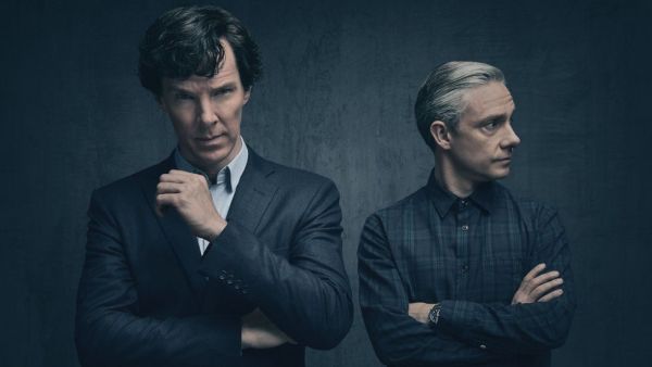 Benedict Cumberbatch und Martin Freeman in Sherlock-Serie 4