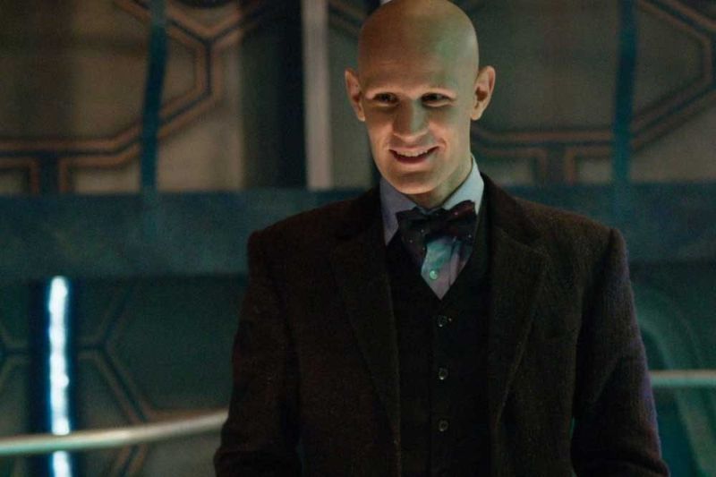 Damals hatte Matt Smith in Doctor Who eine Glatze.