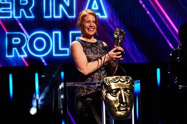 Jane Perry gewinnt Performer in a Leading Role bei den BAFTA Games Awards, Zeremonie, London, UK - 07. April 2022