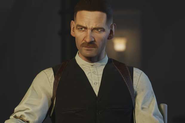 Paul Anderson spielt Arthur im VR-Spiel Peaky Blinders neben Cillian Murphy als Tommy.