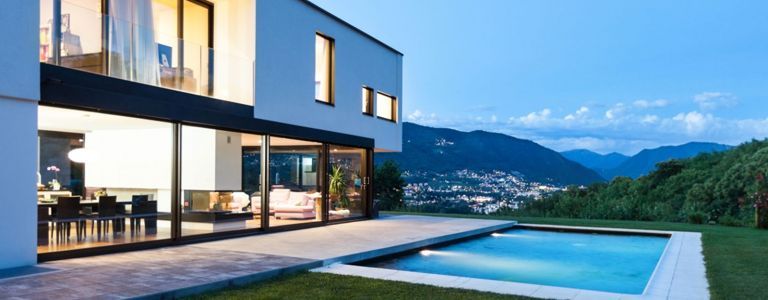 Inspirierende moderne Häuser mit coolen Features