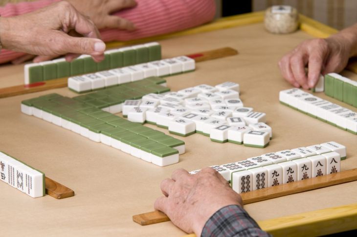 Freiliegende Mahjong-Meldungen