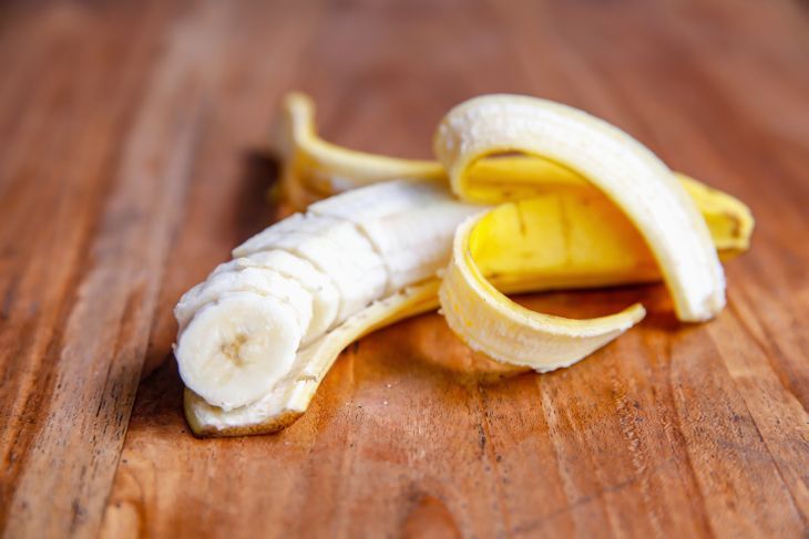 Geschnittene Banane