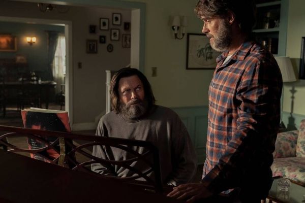 Nick Offerman als Bill und Murray Bartlett als Frank in „The Last of Us“.
