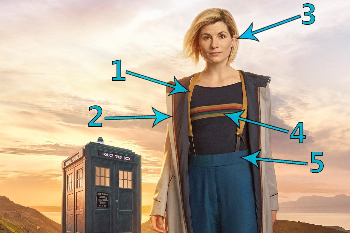 Alle Referenzen von Doctor Who in Jodie Whittakers neuem Kostüm