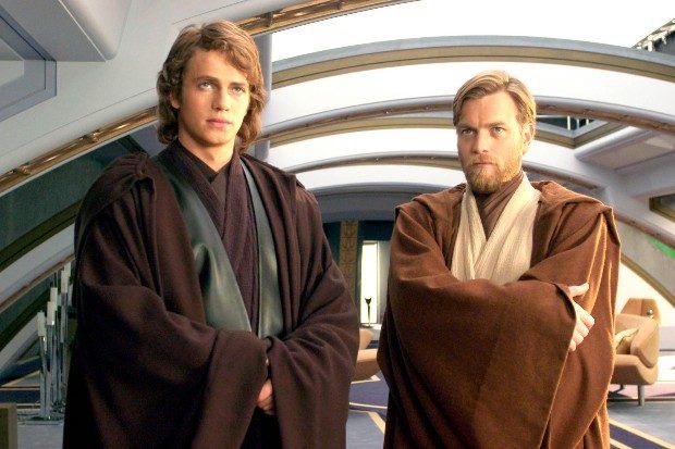 Hayden Christensen und Ewan McGregor als Anakin Skywalker und Obi-Wan Kenobi