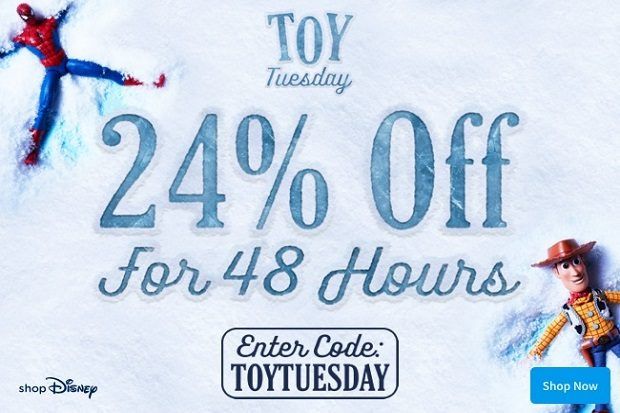 shopDisney startet Toy Tuesday: Sparen Sie 24 % auf Spielzeug für 48 Stunden